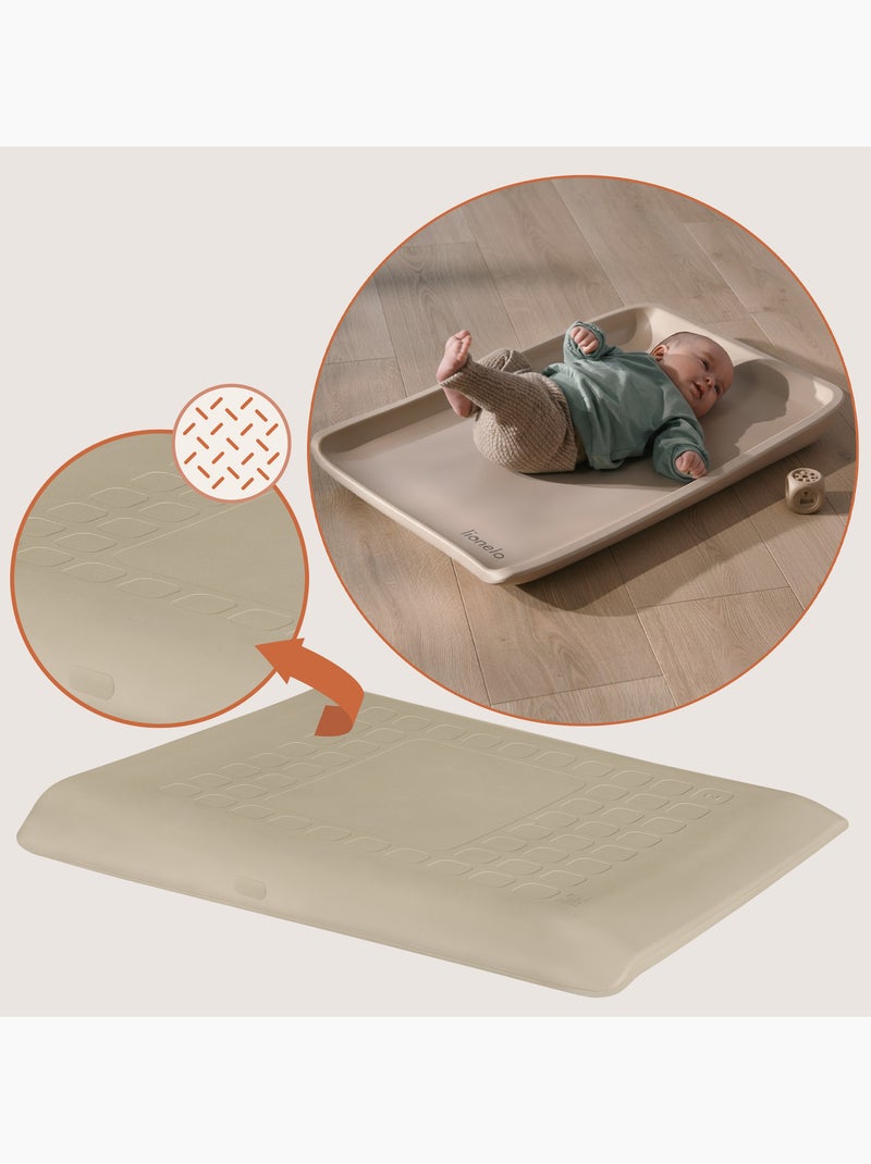 Matelas à langer en mousse LIONELO Megs - 70x50 cm - Imperméable Beige - Kiabi