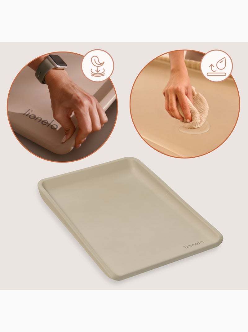 Matelas à langer en mousse LIONELO Megs - 70x50 cm - Imperméable Beige - Kiabi