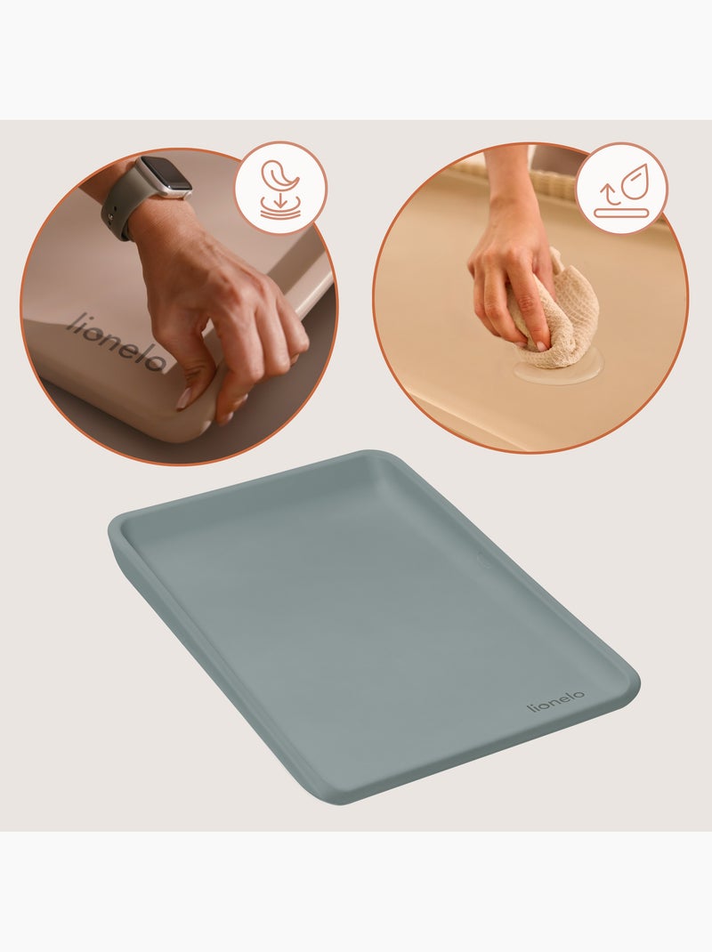 Matelas à langer en mousse LIONELO Megs - 70x50 cm - Imperméable Gris - Kiabi
