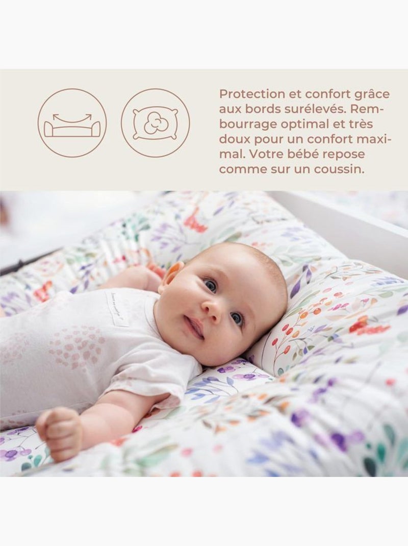 Matelas à langer épais lavable imperméable - joyeux safari - ceba baby Blanc - Kiabi