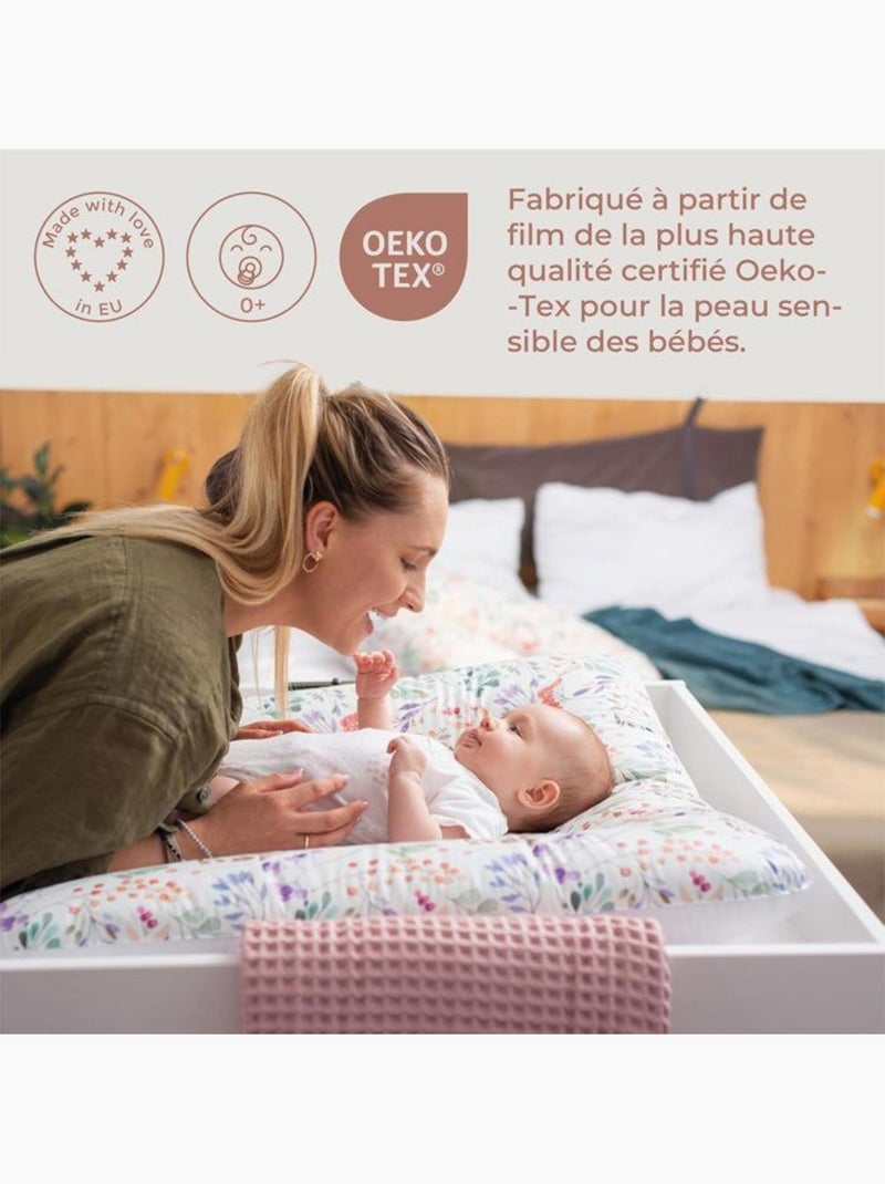 Matelas à langer épais lavable imperméable - monsieur grand - ceba baby Blanc - Kiabi