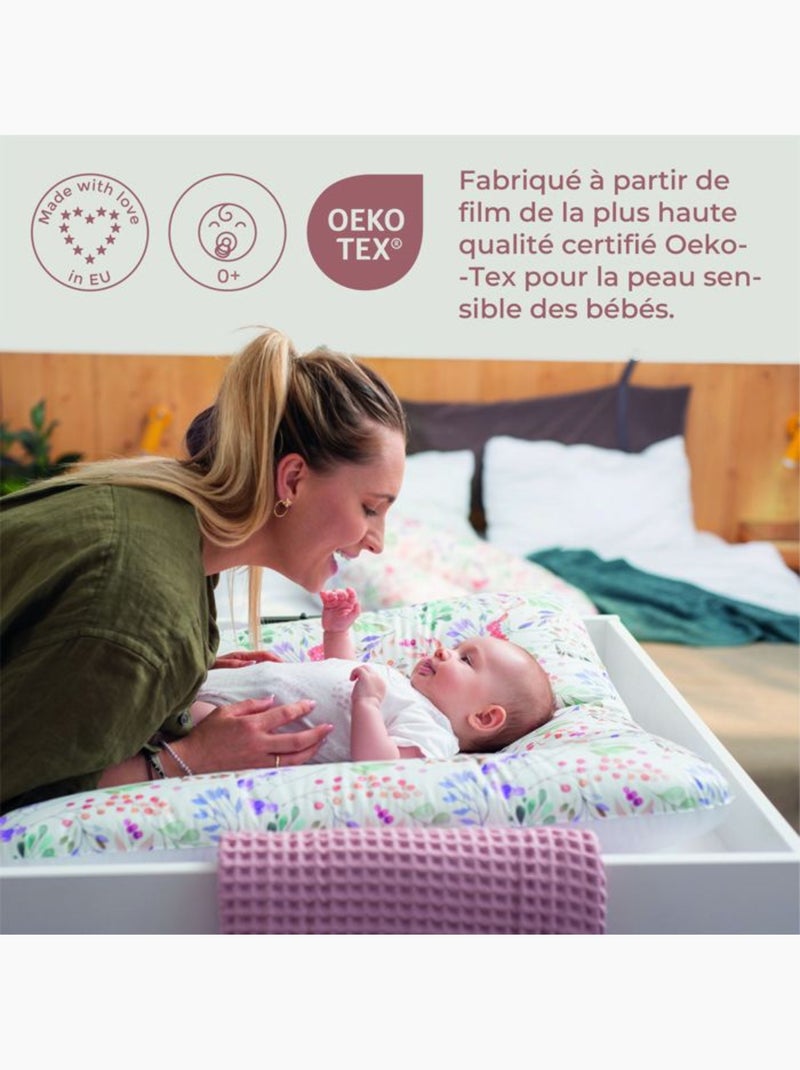 Matelas à langer épais lavable imperméable pvc - ceba baby Blanc - Kiabi