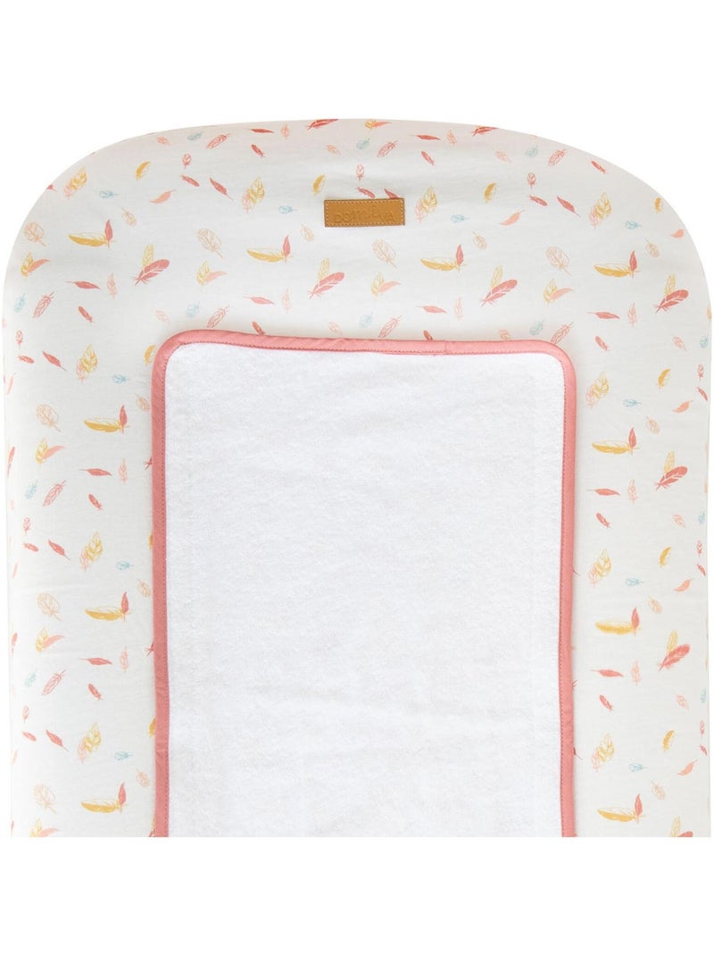 Matelas à langer et housse perroquet Rose framboise - Kiabi