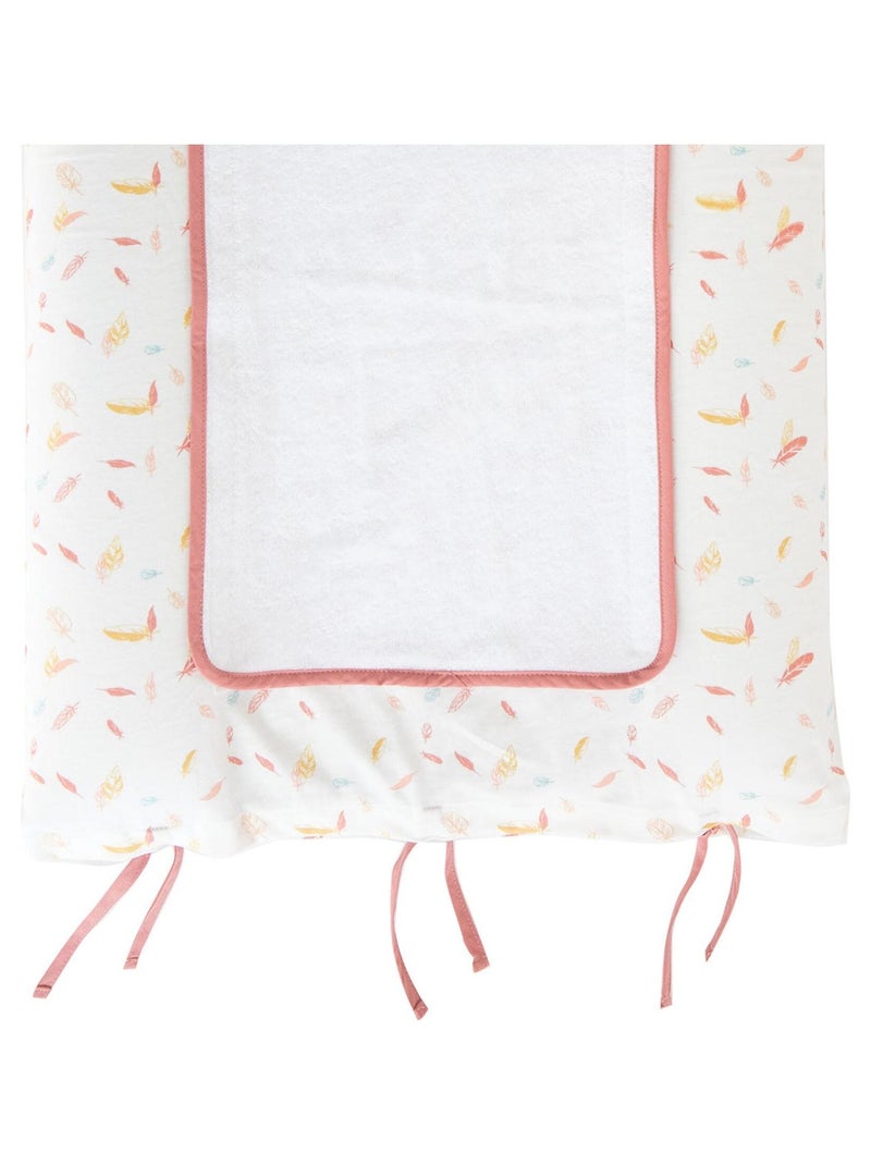 Matelas à langer et housse perroquet Rose framboise - Kiabi