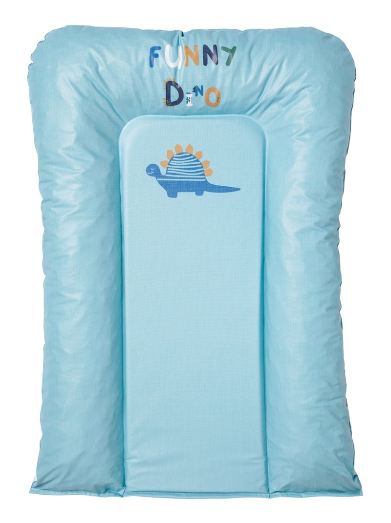 Matelas à langer Flocons - Funny Dino - Babycalin Bleu Vert - Kiabi