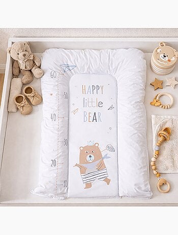 Matelas à langer Flocons 50x70 cm - Matelas à langer pour bébé en PVC