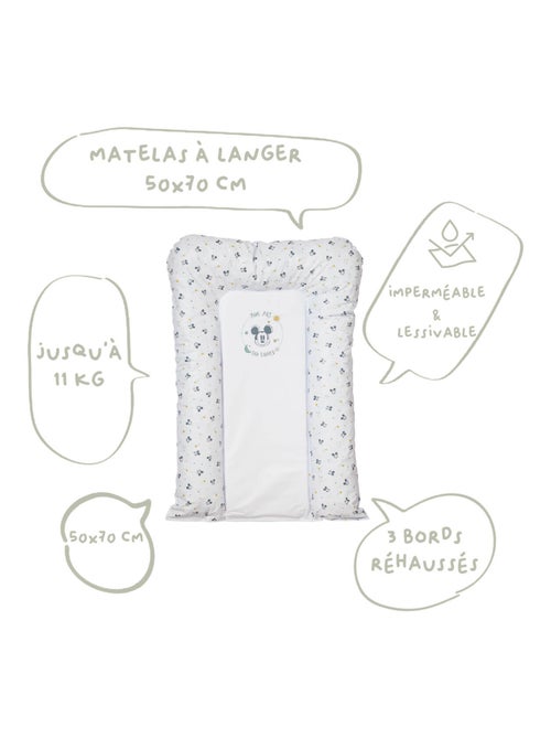 Matelas à langer Flocons Naissance en PVC - Mickey Good Morning - Disney Baby - Kiabi