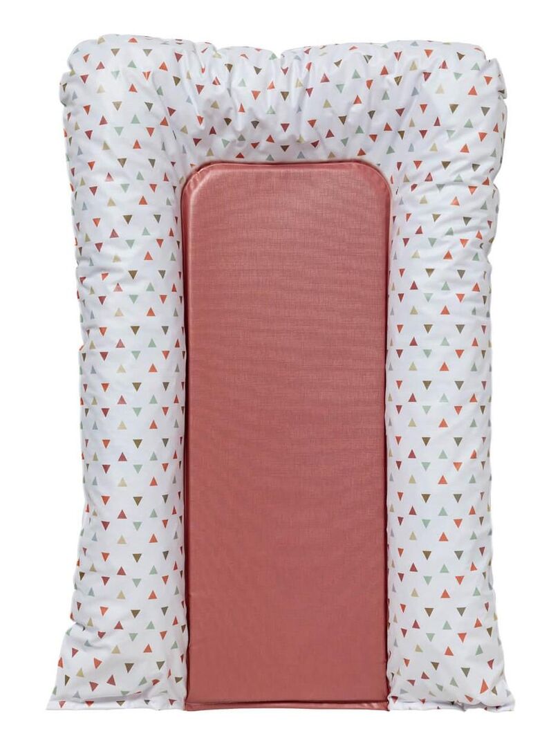 Matelas à langer Flocons Triangle framboise Rose framboise - Kiabi