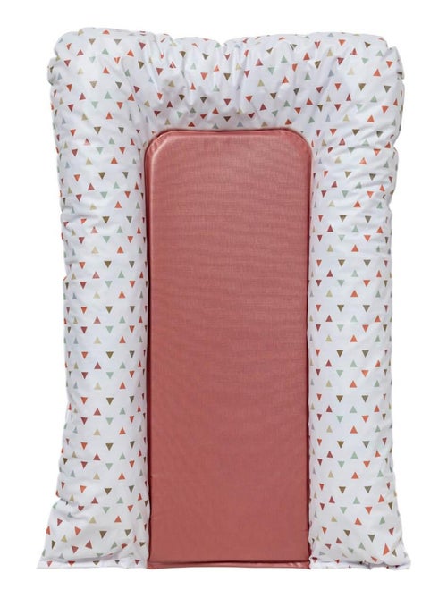 Matelas à langer Flocons Triangle framboise - Kiabi