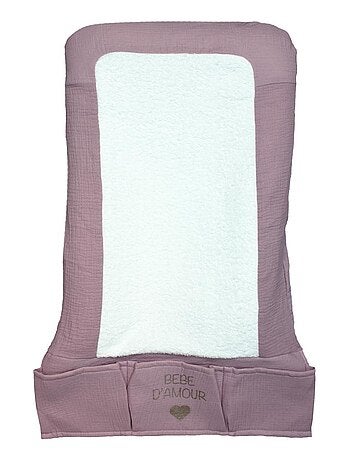 Matelas à langer + Housse "DODO" Bleu LES CHATOUNETS
