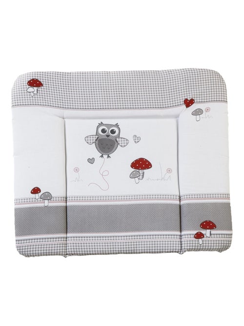 Matelas à langer imprimé hibou 85 x 75 cm 'Adam & Eule' ROBA - Kiabi