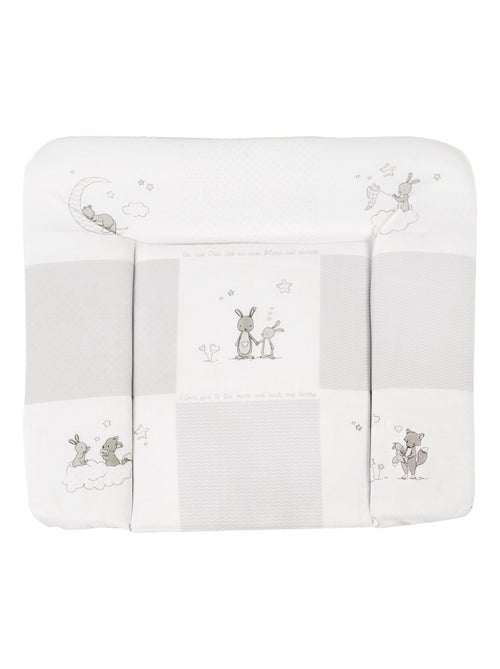 Matelas à langer imprimé lapin 85 x 75 cm 'Fox & Bunny' ROBA - Kiabi