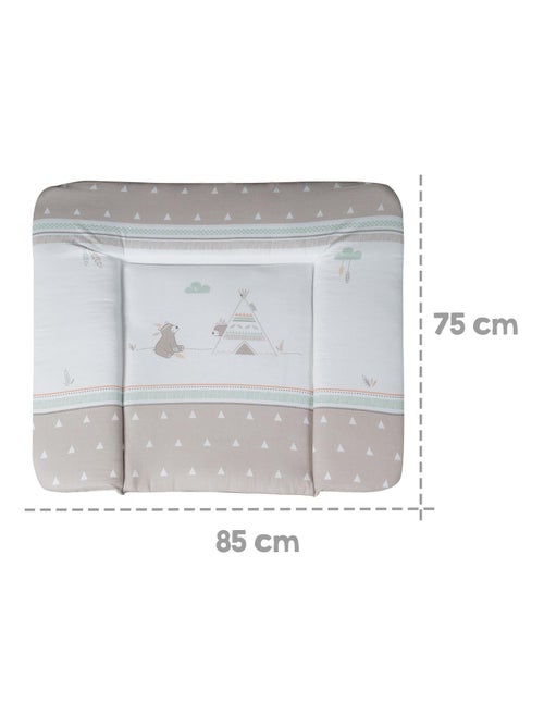 Matelas à langer imprimé ourson 85 x 75 cm 'Indibaer' ROBA - Kiabi