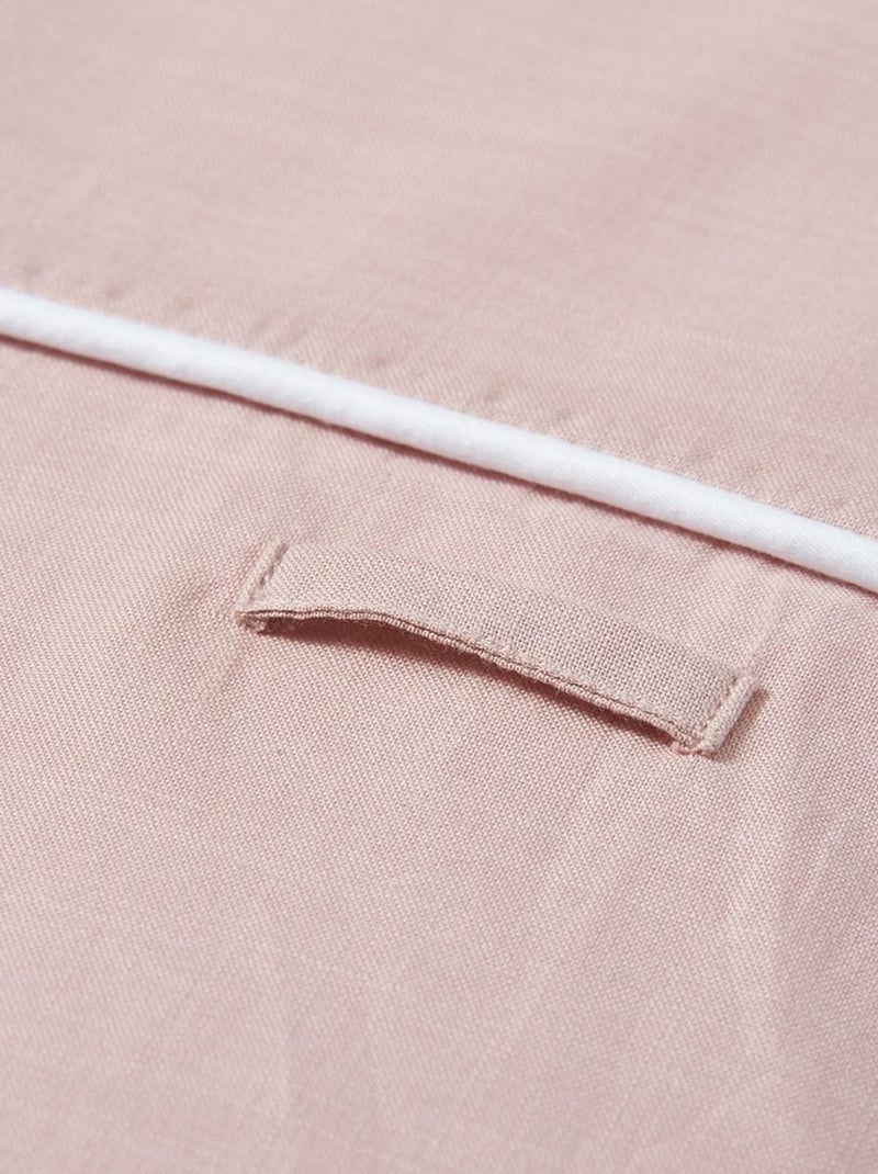 Matelas à langer lavable en coton 70 x 80 cm Rose pâle - Kiabi