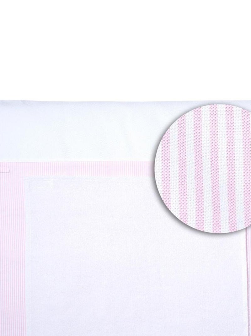 Matelas à langer lavable en coton rose 70 x 80 cm Rose - Kiabi