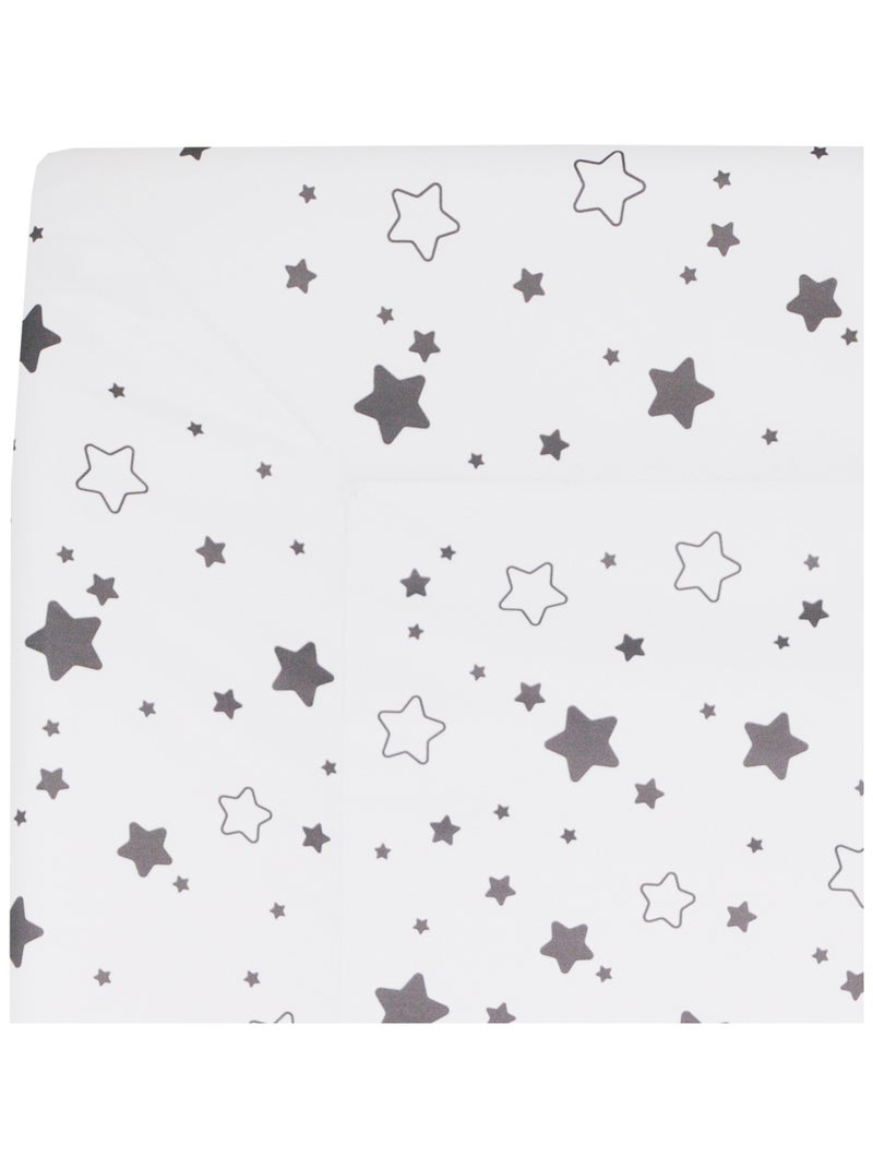 Matelas à langer Luxe 50x70 cm Etoiles grises Gris - Kiabi