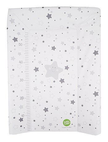 Matelas à langer Luxe 50x70 cm Etoiles grises + toise - Babycalin