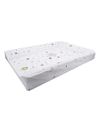 Matelas à langer Luxe 50x70 cm Etoiles grises + toise - Babycalin
