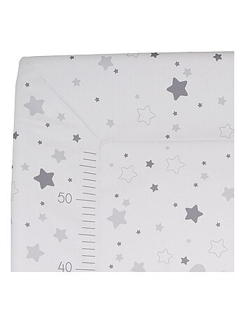 Matelas à langer Luxe 50x70 cm Etoiles grises + toise - Babycalin