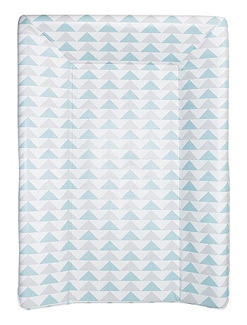 Matelas à langer luxe 50x70 cm Géométrique bleu - Babycalin