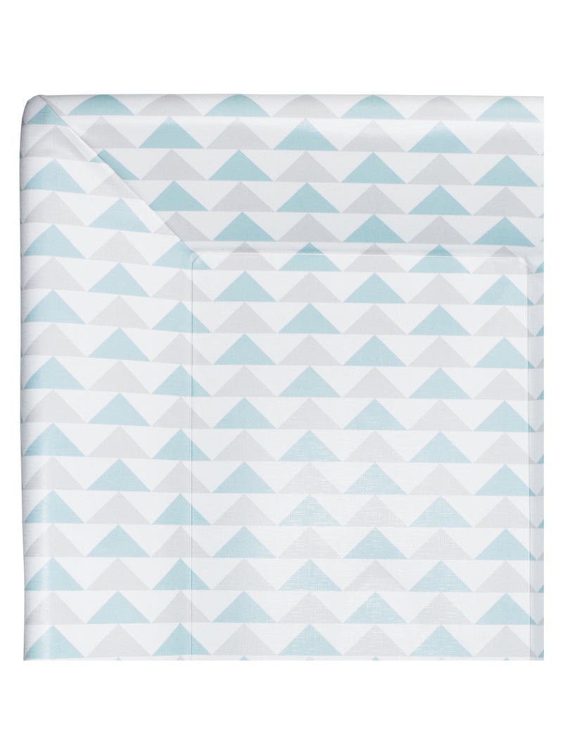 Matelas à langer luxe 50x70 cm Géométrique bleu - Babycalin Bleu - Kiabi