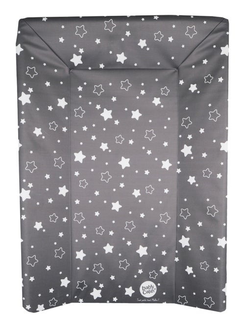 Matelas à langer Luxe 50x70 cm Gris anthracite étoilé + toise - Babycalin - Kiabi