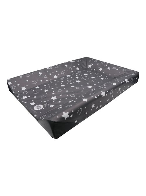 Matelas à langer Luxe 50x70 cm Gris anthracite étoilé + toise - Babycalin - Kiabi