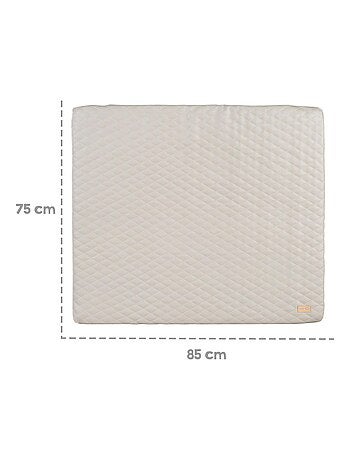 Matelas à langer matelassé déperlant en cuir PU 'Luxe' ROBA