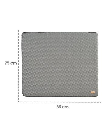Matelas à langer matelassé déperlant en cuir PU 'Luxe' ROBA