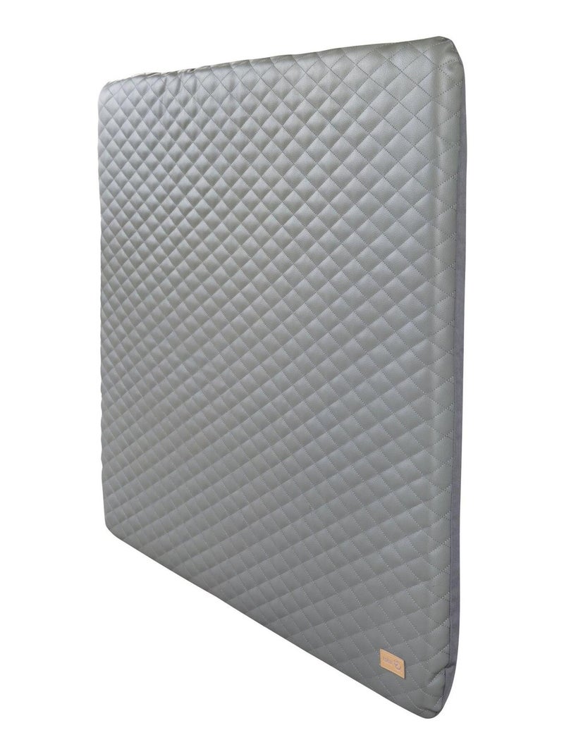 Matelas à langer matelassé déperlant en cuir PU 'Luxe' ROBA Gris - Kiabi