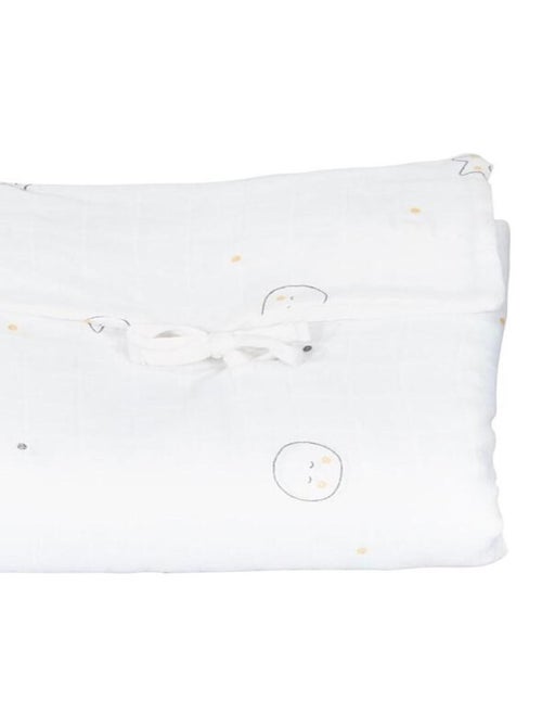 Matelas à langer nomade en coton Bio blanc - SAUTHON - Kiabi