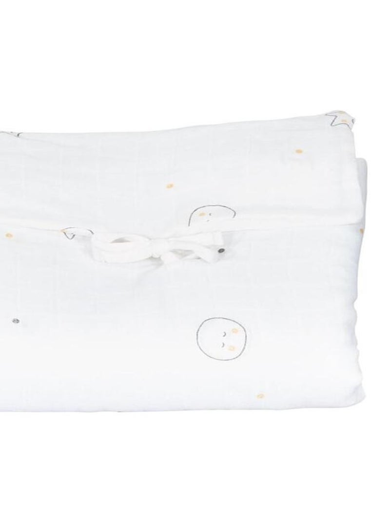 Matelas à langer nomade en coton Bio blanc - SAUTHON Blanc - Kiabi