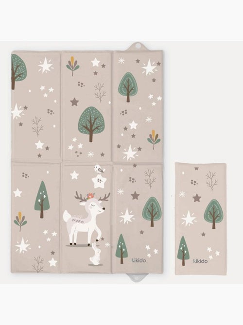 Matelas à langer nomade imperméable 40x60 cm animaux forêt - kikido - Kiabi Matelas à langer nomade imperméable 40x60 cm animaux forêt - kikido - Kiabi