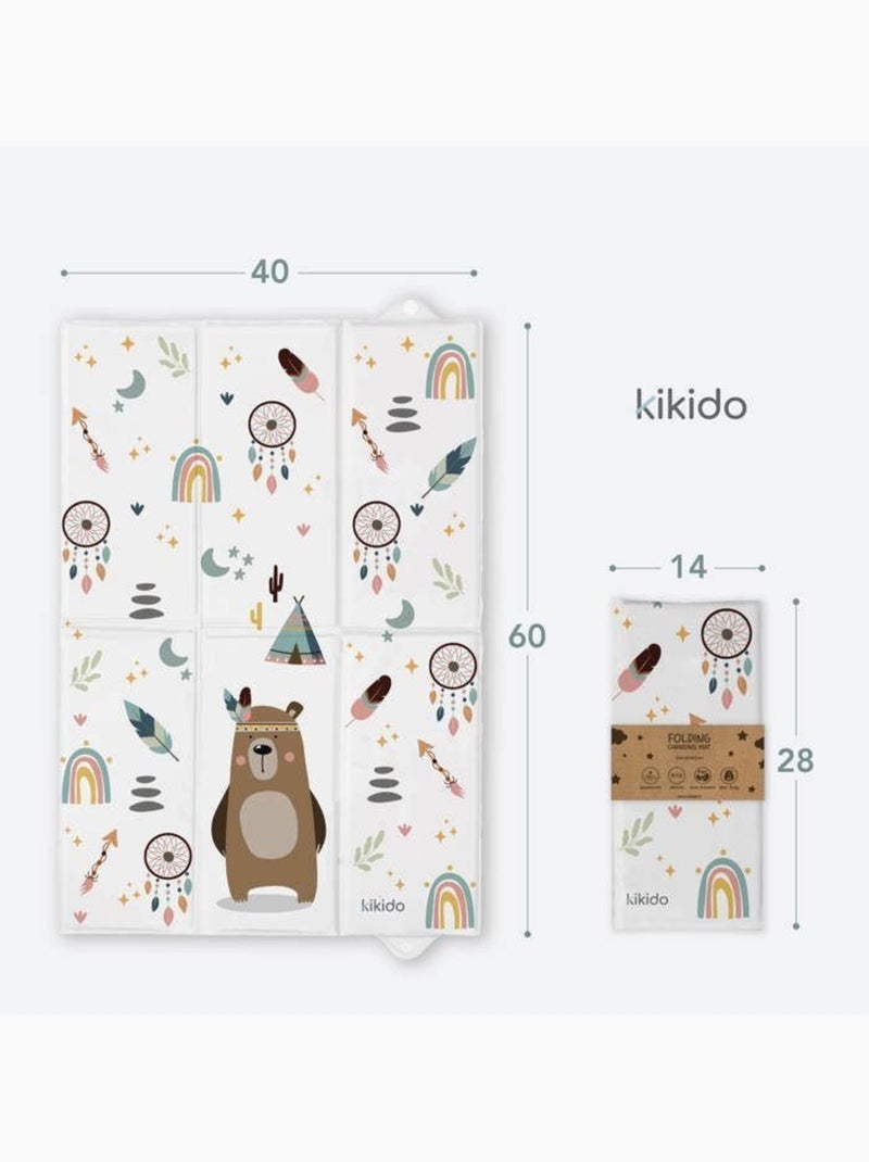 Matelas à langer nomade imperméable 40x60 cm teddy - kikido Blanc - Kiabi