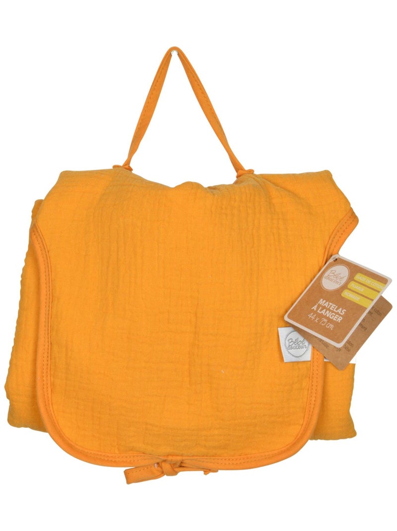 Matelas à langer nomade Jaune Bébé fille Kiabi