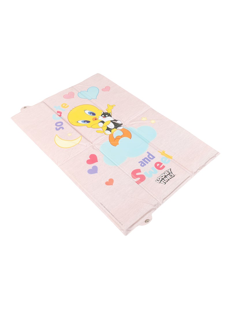 Matelas à langer pliable Looney Tunes pour enfant, peu encombrant et moelleux Rose - Kiabi