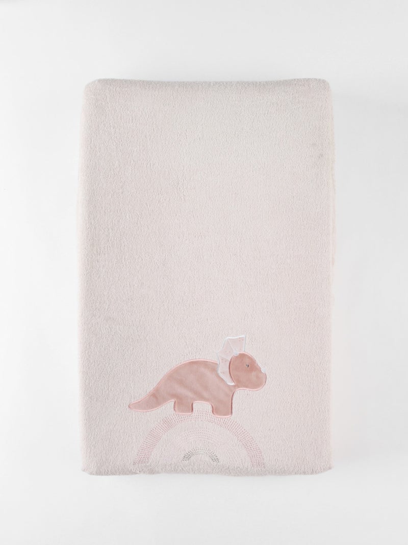 Matelas à langer Popsie avec housse élastique en éponge, poudré Noukie's Rose - Kiabi