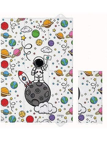 Matelas à langer portable 40x60 cm astronaute - kikido