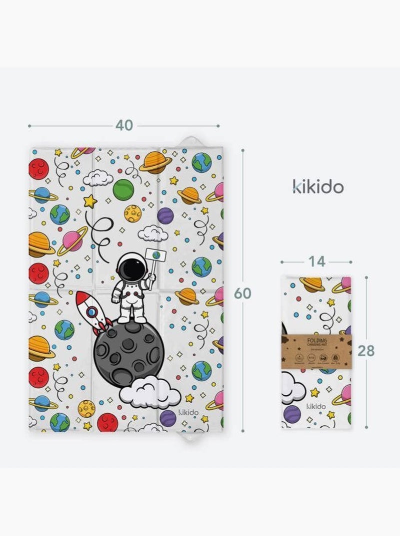 Matelas à langer portable 40x60 cm astronaute - kikido Blanc - Kiabi