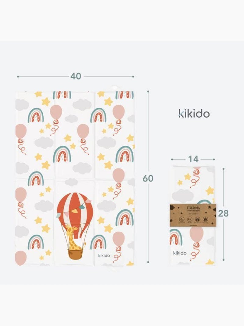 Matelas à langer portable 40x60 cm pliable imperméable - kikido Blanc - Kiabi