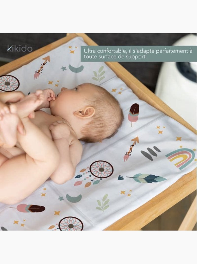 Matelas à langer portable 40x60 cm pliable imperméable - kikido Blanc - Kiabi