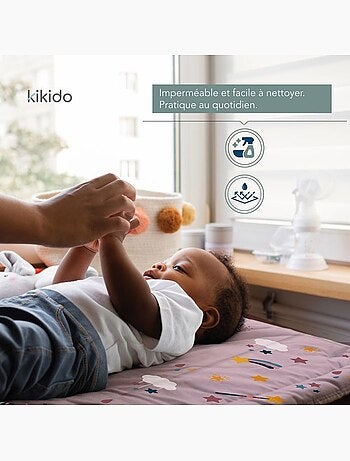 Matelas à langer portable 40x60 cm pliable imperméable - kikido