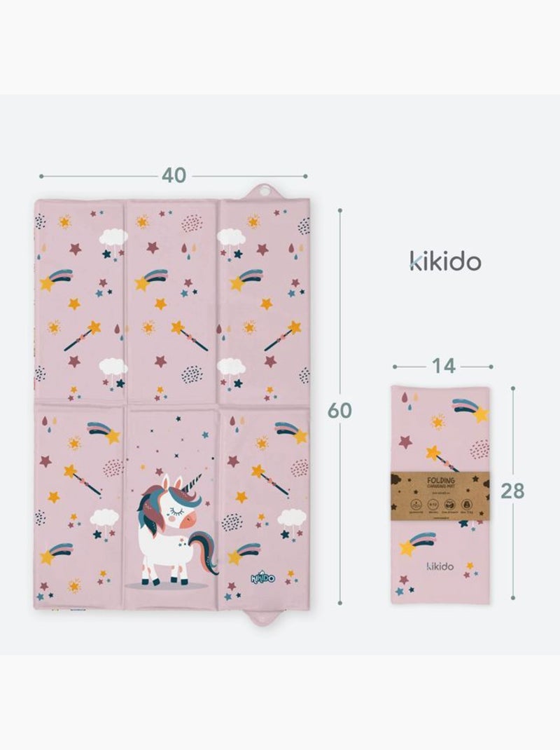 Matelas à langer portable 40x60 cm pliable imperméable - kikido Rose - Kiabi
