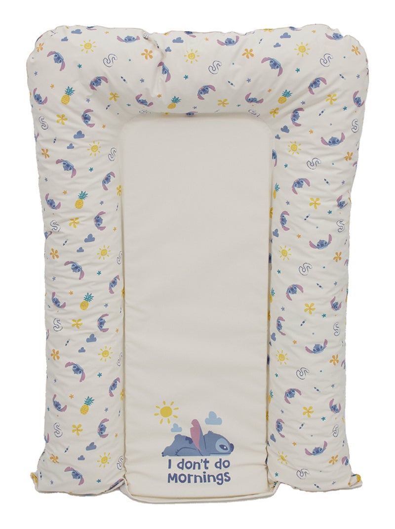 Matelas à langer pour bébé Flocons - Stitch - Babycalin Blanc Violet Bleu - Kiabi