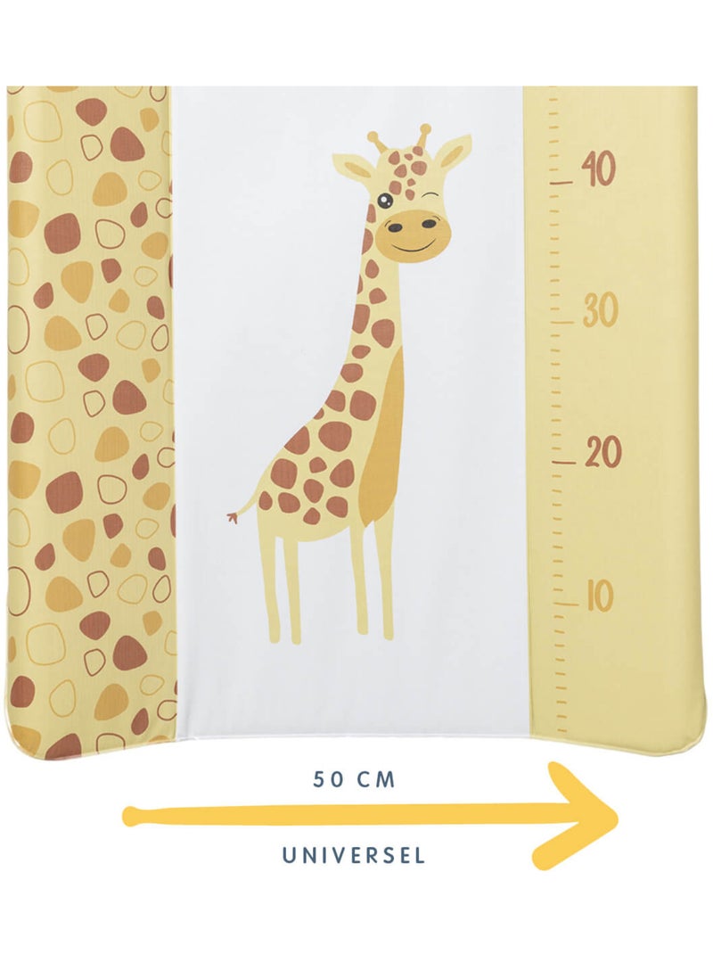 Matelas à langer Premium 50x70 cm - Toise girafe Jaune - Kiabi
