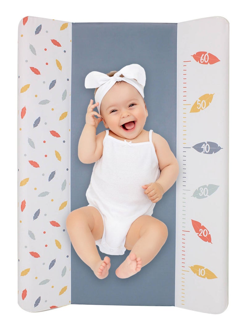 Matelas à langer Premium 50x70 cm - Toise plumes - Babycalin Bleu - Kiabi