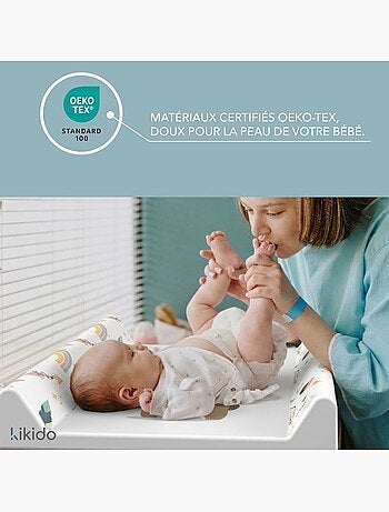 Matelas à langer rigide 50x70 cm imperméable pvc oeko-tex - kikido