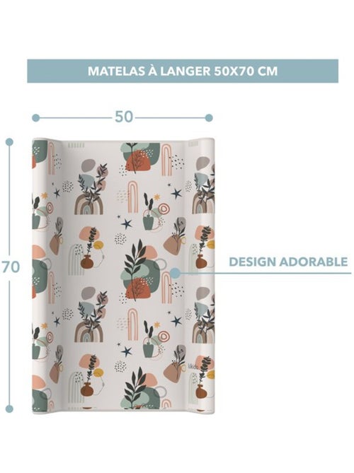 Matelas à langer rigide 50x70 cm imperméable pvc oeko-tex - kikido - Kiabi