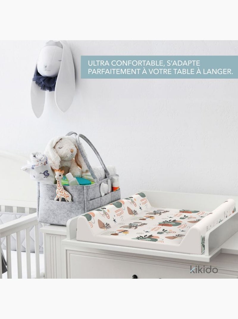 Matelas à langer rigide 50x70 cm imperméable pvc oeko-tex - kikido Blanc cassé - Kiabi