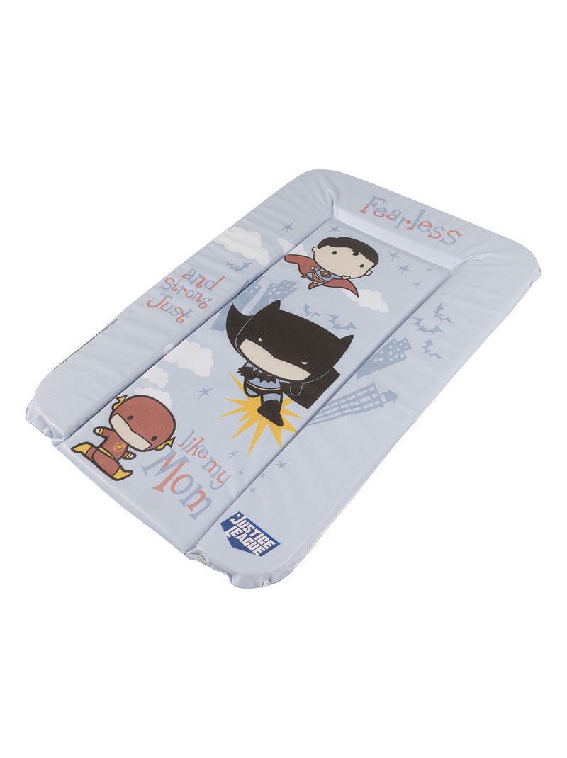 Matelas à langer souple- Justice League Batman, Flah, Superman Blanc - Kiabi